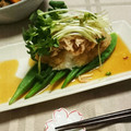 kentae's cooksnap of when they made さっぱり簡単オクラとツナのおろしポン酢.
