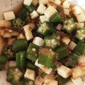 ayakamama✩'s cooksnap of when they made 山芋とオクラのおかか和え.