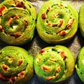 eclat♡'s cooksnap of when they made 抹茶チョコパン.