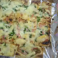ムークロ's cooksnap of when they made 【節約】油揚げの和風ピザ！簡単、弁当☆.