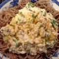 Tresor's cooksnap of when they made オリーブオイル納豆豆腐そば.
