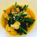 marumiro's cooksnap of when they made 簡単‼小松菜とニンジンの煮びたし.