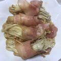 ももちゃん1's cooksnap of when they made おつまみの定番！和風味のエノキベーコン.