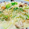 myunyari's cooksnap of when they made 春キャベツと鶏肉de豆乳クリーム煮♪.