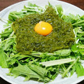くまぷ～★'s cooksnap of when they made うずらの卵とめかぶと水菜のめんつゆ和え.