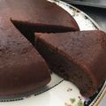 クックLP24HY☆'s cooksnap of when they made 炊飯器☆まぜるだけでチョコレートケーキ.