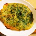 クックRP0PP7☆'s cooksnap of when they made 小松菜とじゃがいもの簡単チヂミ.