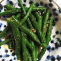 クック5KKG0G☆'s cooksnap of when they made 十六ささげのゴマ和え.