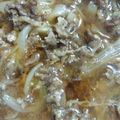 クック3LB26E☆'s cooksnap of when they made 我が家の牛丼 ♪.