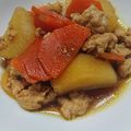 ok66's cooksnap of when they made じゃがいもと人参のそぼろ煮♪.