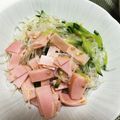 raoul's cooksnap of when they made きゅうりとハムの春雨酢の物風サラダ.