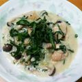 ＊れいぴん＊'s cooksnap of when they made 鶏肉の青じそ入りクリーム煮♪.