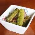 さこしげちー's cooksnap of when they made コンニャクとゴーヤーのきんぴら風.