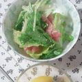 ちぃママ☆ミ's cooksnap of when they made 生ハムと水菜のサラダ.
