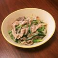 よしみるく's cooksnap of when they made 豚肉ともやしの甘辛味噌炒め.