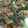 猫にゃむ's cooksnap of when they made 超簡単で美味！セロリのちりめんじゃこ炒め.