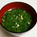 ティ子's cooksnap of when they made 簡単！モロヘイヤと卵のトロトロ中華スープ.