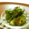 ちょこ０１７'s cooksnap of when they made ■きゅうりの酢の物■.