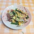 オレンジリング's cooksnap of when they made ルクエdeまろやか☆いんげんの卵とじ.