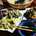 わかちょり's cooksnap of when they made サクサクしっとり♪鳥ささみと夏野菜天麩羅.