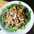 アココ☆'s cooksnap of when they made 簡単！ゴーヤの豚しゃぶゴマだれサラダ.