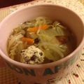ゆきんぐりる's cooksnap of when they made 木耳が決め手の肉団子！白菜と春雨のスープ.