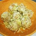hd104's cooksnap of when they made 離乳食後期◎レンジDEキャベツシュウマイ.