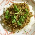ethnic0229's cooksnap of when they made 牛肉としし唐のキーマカレー.