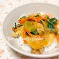 YUH♡ママ's cooksnap of when they made 簡単☆おさかなのソーセージのてりまよ丼☆.