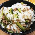 Albanana's cooksnap of when they made ゴーヤとひき肉の美味炒飯.