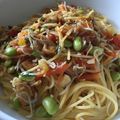 uketoru's cooksnap of when they made しらすとトマトソースのパスタ.