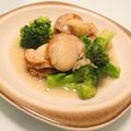 バカリャウ's cooksnap of when they made 帆立とブロッコリーの炒め、生姜の風味.