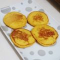 oいちo's cooksnap of when they made 離乳食に野菜ジュースでホットケーキ♪.