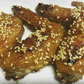 カナーシャ's cooksnap of when they made 揚げない★手羽の甘辛焼き★.
