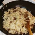 nikkijamie's cooksnap of when they made 香ばし牛肉ガーリック炒め飯.