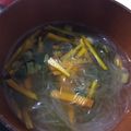 hmaotabiga's cooksnap of when they made 野菜たっぷり春雨スープ.