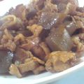 hamadu's cooksnap of when they made 豚とこんにゃくのピリ辛炒め.