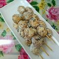 ♡いるか♡'s cooksnap of when they made ウズラ卵でからあげ棒！.