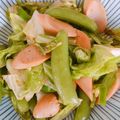 ATortoise's cooksnap of when they made スナップエンドウ・キャベツ☆ソース炒め.