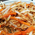 saku_ra4's cooksnap of when they made もやしと挽き肉のピリ辛炒め.