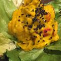 yuukaokd's cooksnap of when they made かぼちゃとハムの味噌マヨサラダ.