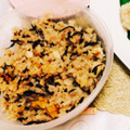 まきろんカフェ's cooksnap of when they made ひじきとささみの炊き込みご飯♪.