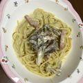 わふわふわ's cooksnap of when they made 舞茸のカルボナーラスープパスタ.