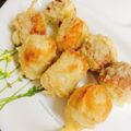 ぱんだ170071's cooksnap of when they made ちくわに入ったオクラの天ぷら♪.