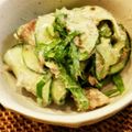 ☆ウキョコ☆'s cooksnap of when they made さば缶とキュウリのマヨ和え.