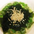 マリーS's cooksnap of when they made ダシダで簡単♡韓国わかめスープ.