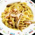 りょうびん's cooksnap of when they made ゴボウとベーコンのペペロンチーノ.