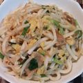 あーじゅんママ's cooksnap of when they made 豚肉とニラもやしの玉子炒めうどん.