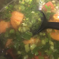cieta's cooksnap of when they made 【農家のレシピ】青ねぎとトマトのスープ.