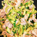 のりともちゅけ's cooksnap of when they made 簡単！麺つゆで豚肉ときゅうりの炒めもの.